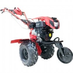 7hp gasoline power weeder with led light cover and front wheel