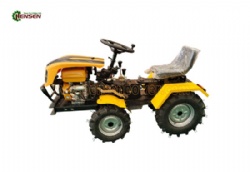 4WD Small Tractor 12-18 HP Single Cylinder Engine Compact Mini Tractor 4X4 Gear Drive Mini Farm Tractor