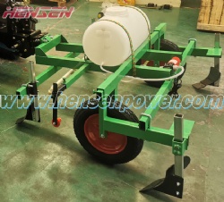 mulching machine with pesticide sprayer